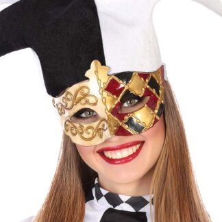 Máscara Arlequim Veneza