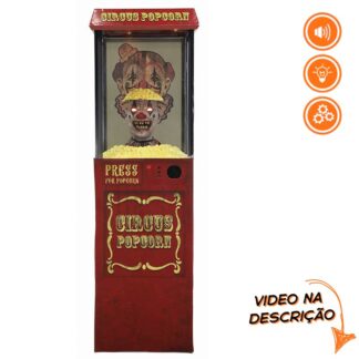 Boneco Caixa Pipocas Animatronic