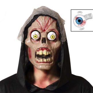 Máscara Esqueleto Olhos  Salientes
