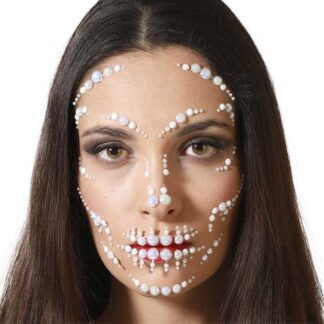 Brilhantes Faciais Autocolantes Fantasma