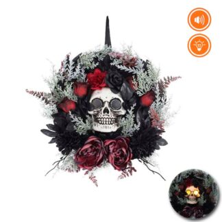 Coroa Porta com Caveira