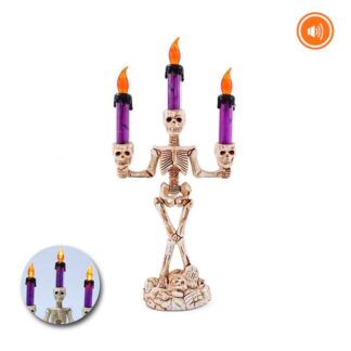 Candelabro Esqueleto com luz