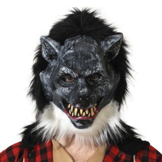 Máscara Lobisomem com Pelo