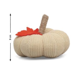 Abóbora Tecido Bege 9cm
