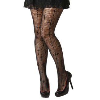 Collants Rede com Cruzes