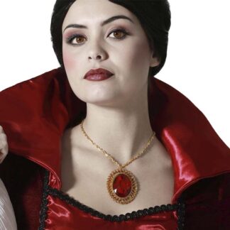 Colar Dourado com Pedra