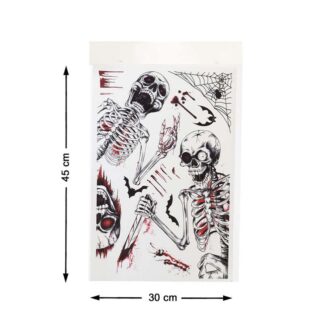Autocolante Esqueletos Sangrentos
