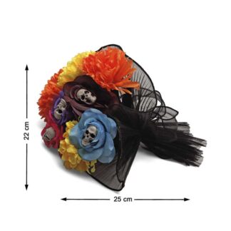 Bouquet Colorido com Caveiras