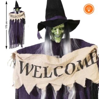 Boneco Bruxa "Welcome" 175cm