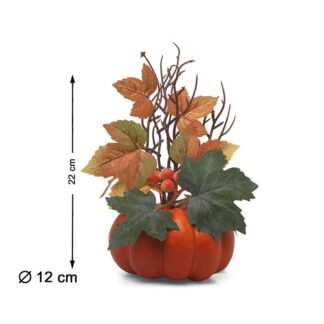 Abóbora Laranja com Flores