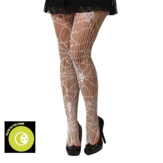 Collants Rede com Caveiras GITD