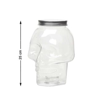 Frasco Caveira com tampa