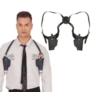 Cartucheira Dupla com Pistolas