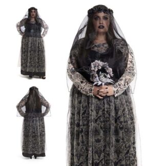 Fato Noiva Negra Plus Size