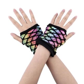 Luvas Rede Curtas Rainbow