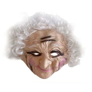 Máscara Velha com Cabelo