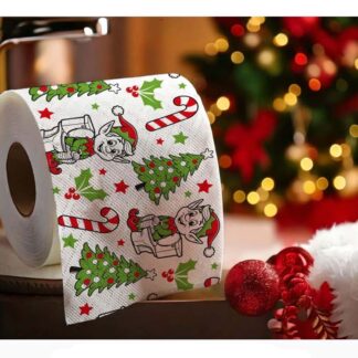 Rolo Papel Higiênico Elfos Natal