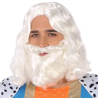 Peruca Branca com Barba
