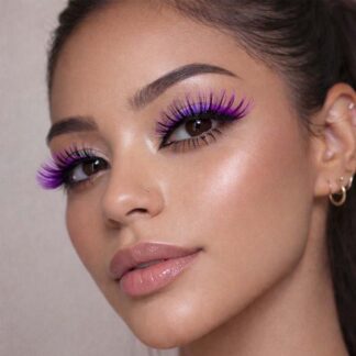 Pestanas Roxo e Preto