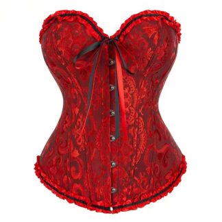 Corpete Vermelho/Preto