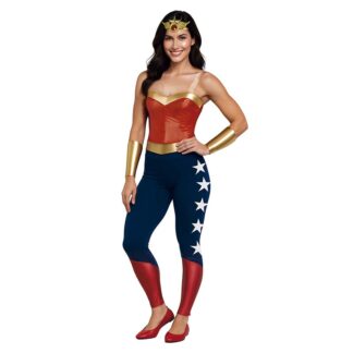 Fato Super Heroína Estrelas