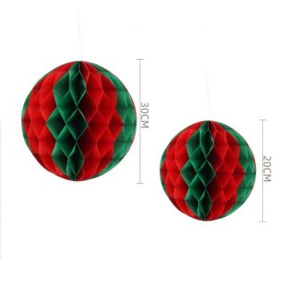 2 Balões Papel Vermelho_Verde