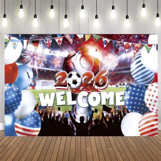 Painel Parede Mundial 2026 Welcome