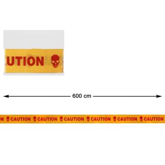 Fita Halloween "Caution" 6m