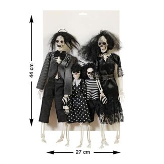Familia de Esqueletos 4pcs